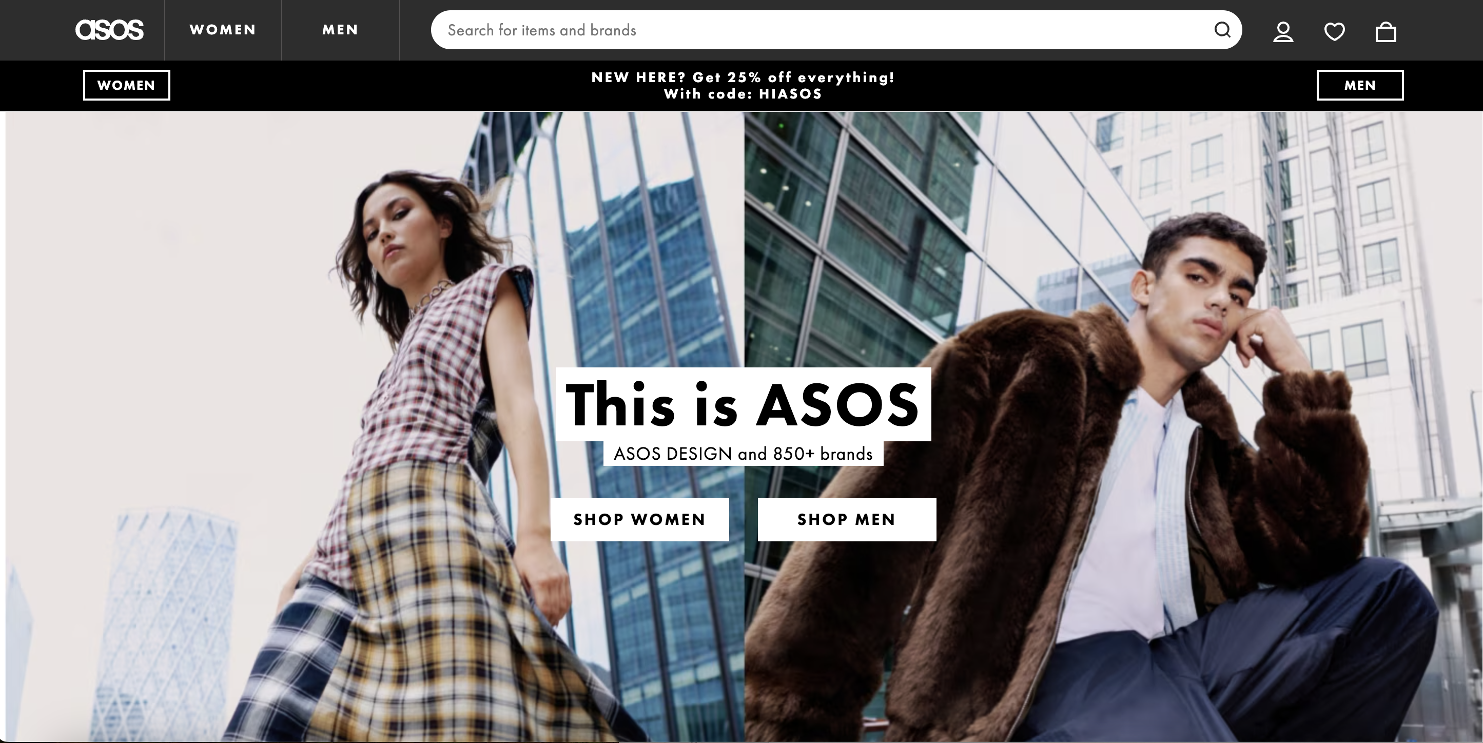 ASOS是全英國最大型的時裝購物網,。